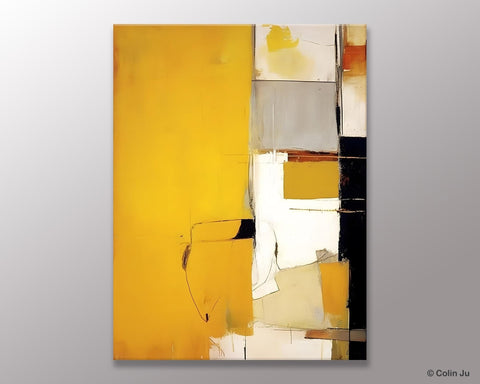 Original Canvas Artwork, Large Wall Art Painting for Dining Room, Oversized Abstract Art Paintings, Contemporary Acrylic Painting on Canvas-Silvia Home Craft