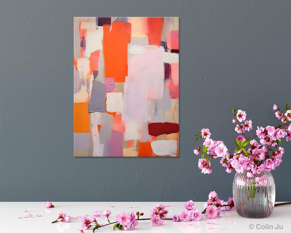 Abstract Wall Paintings, Heavy Texture Canvas Art, Large Contemporary Wall Art, Extra Large Paintings for Bedroom, Original Modern Painting-Silvia Home Craft