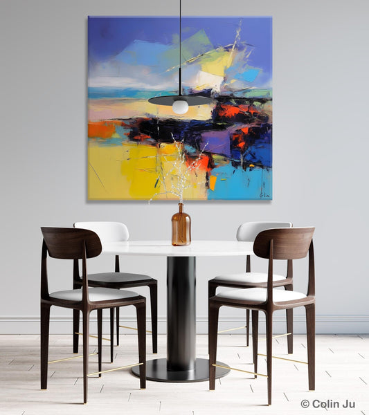 Modern Acrylic Artwork, Buy Art Paintings Online, Contemporary Canvas Art, Original Modern Paintings, Large Abstract Painting for Bedroom-Silvia Home Craft