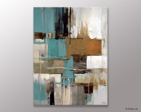 Large Paintings for Sale, Large Modern Canvas Art for Bedroom, Original Wall Art Paintings, Hand Painted Canvas Art, Acrylic Art on Canvas-Silvia Home Craft