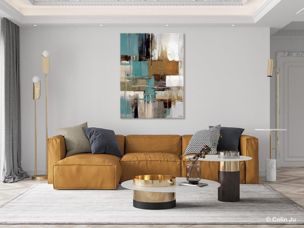 Large Paintings for Sale, Large Modern Canvas Art for Bedroom, Original Wall Art Paintings, Hand Painted Canvas Art, Acrylic Art on Canvas-Silvia Home Craft