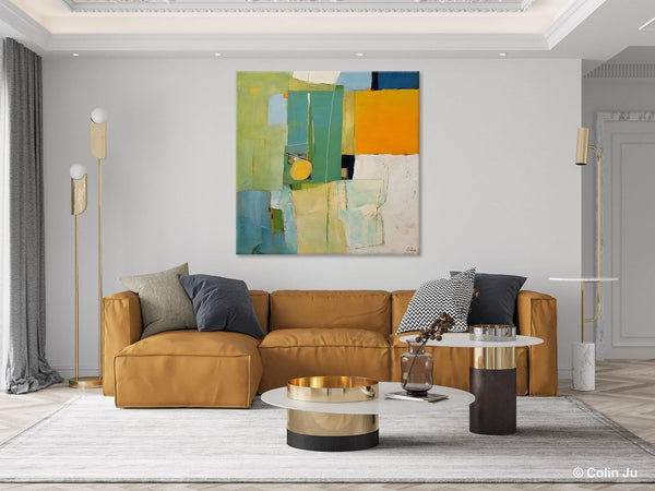 Original Modern Wall Paintings, Contemporary Canvas Art, Abstract Painting for Bedroom, Modern Acrylic Artwork, Heavy Texture Canavas Art-Silvia Home Craft