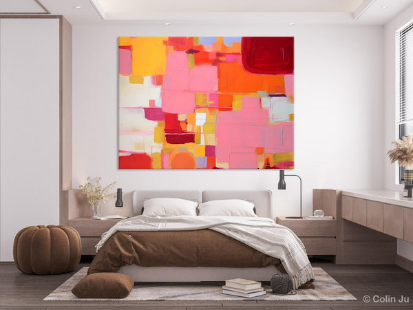 Original Acrylic Wall Art, Oversized Contemporary Acrylic Paintings, Abstract Canvas Paintings, Extra Large Canvas Painting for Living Room-Silvia Home Craft