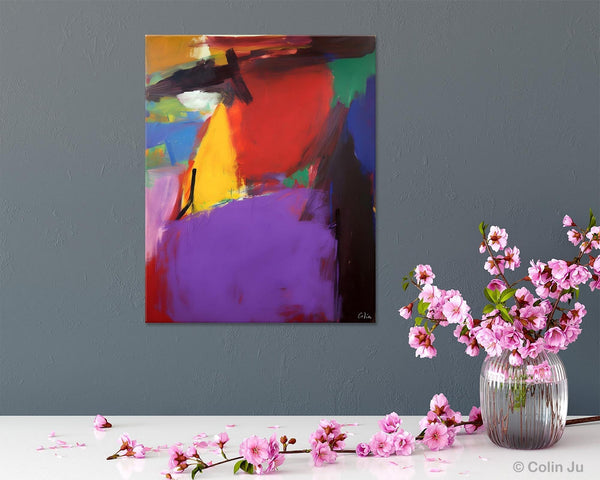Abstract Painting on Canvas, Extra Large Abstract Painting for Living Room, Large Original Abstract Wall Art, Contemporary Acrylic Paintings-Silvia Home Craft