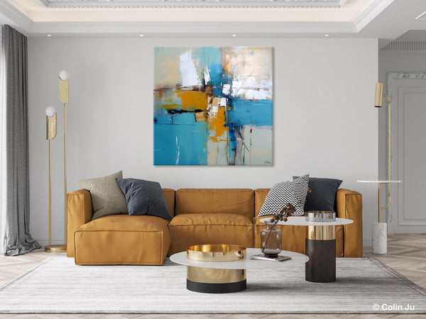 Large Abstract Painting for Bedroom, Original Modern Wall Art Paintings, Oversized Contemporary Canvas Paintings, Modern Acrylic Artwork-Silvia Home Craft