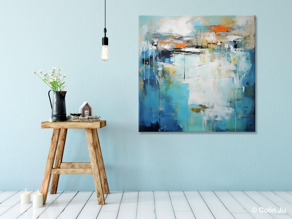 Large Abstract Painting for Bedroom, Original Modern Wall Art Paintings, Contemporary Canvas Art, Modern Acrylic Artwork, Buy Art Online-Silvia Home Craft