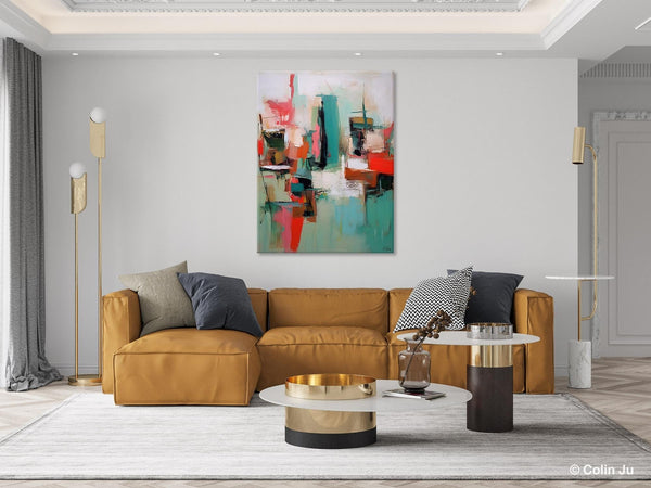 Extra Large Painting for Sale, Huge Contemporary Acrylic Paintings, Extra Large Canvas Paintings, Original Abstract Painting, Impasto Art-Silvia Home Craft