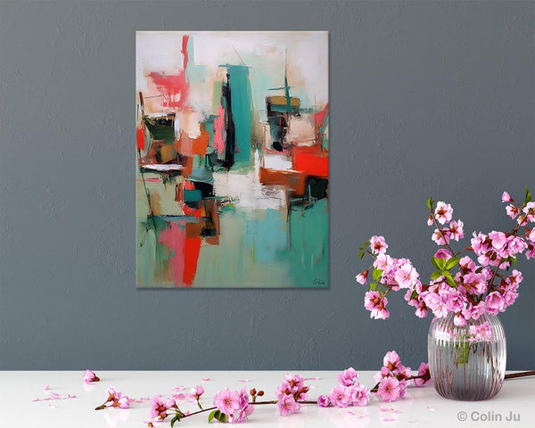 Extra Large Painting for Sale, Huge Contemporary Acrylic Paintings, Extra Large Canvas Paintings, Original Abstract Painting, Impasto Art-Silvia Home Craft