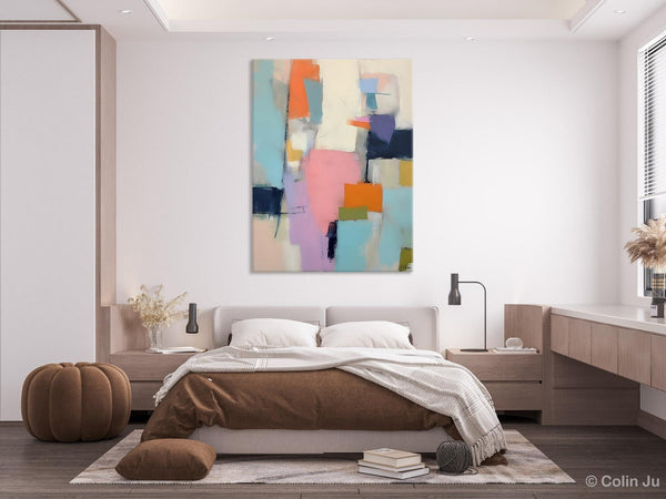 Modern Paintings, Large Contemporary Wall Art, Acrylic Painting on Canvas, Extra Large Paintings for Dining Room, Original Abstract Painting-Silvia Home Craft