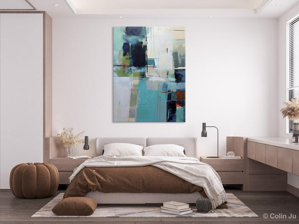 Large Contemporary Wall Art, Acrylic Painting on Canvas, Modern Paintings, Extra Large Paintings for Dining Room, Original Abstract Painting-Silvia Home Craft