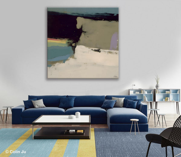 Modern Abstract Artwork, Original Canvas Wall Art, Contemporary Acrylic Paintings, Hand Painted Canvas Art, Large Abstract Painting for Sale-Silvia Home Craft
