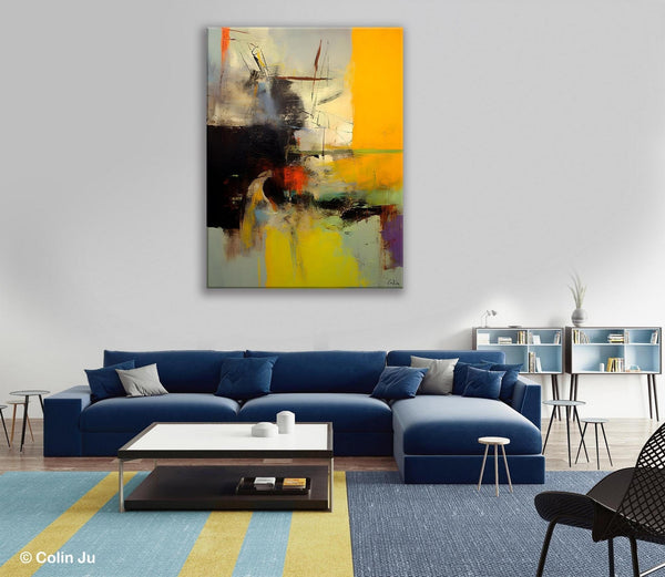Large Wall Art Paintings for Living Room, Large Original Artwork, Contemporary Acrylic Painting on Canvas, Modern Canvas Art Paintings-Silvia Home Craft