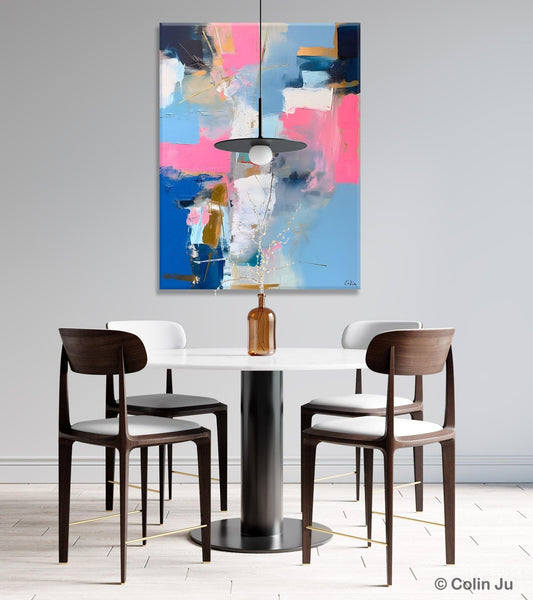Large Art Painting for Living Room, Original Canvas Art, Contemporary Acrylic Painting on Canvas, Oversized Modern Abstract Wall Paintings-Silvia Home Craft