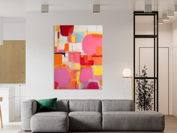 Large Contemporary Wall Art, Extra Large Paintings for Bedroom, Abstract Wall Paintings, Heavy Texture Canvas Art, Original Modern Painting-Silvia Home Craft