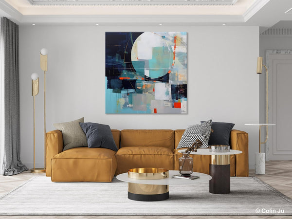 Large Abstract Painting for Bedroom, Modern Acrylic Artwork, Original Abstract Wall Art, Modern Canvas Paintings, Contemporary Canvas Art-Silvia Home Craft