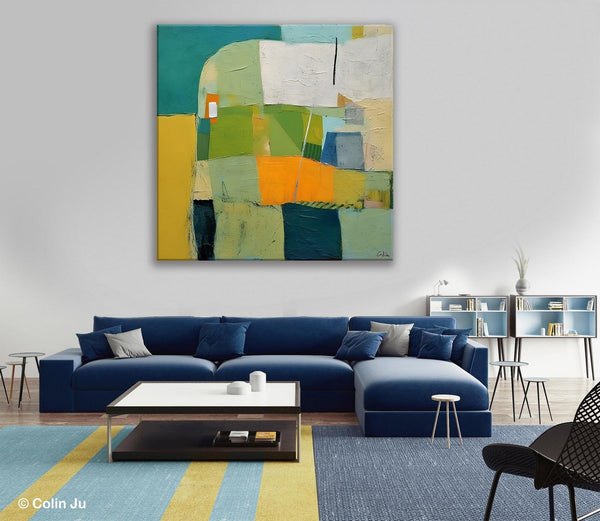 Original Abstract Wall Art, Contemporary Canvas Art, Modern Acrylic Artwork, Hand Painted Canvas Art, Extra Large Abstract Painting for Sale-Silvia Home Craft