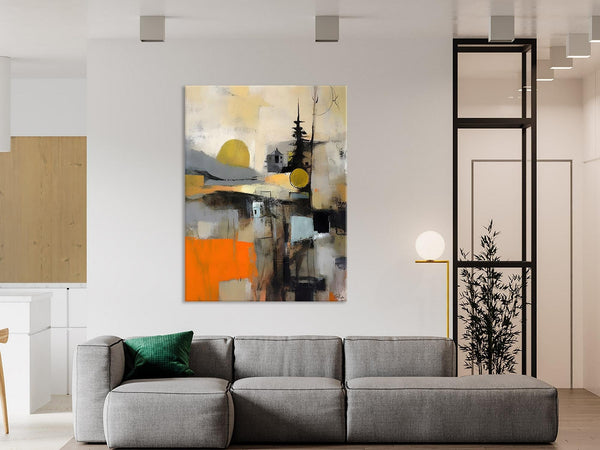 Original Canvas Art, Contemporary Acrylic Painting on Canvas, Large Wall Art Painting for Bedroom, Oversized Modern Abstract Wall Paintings-Silvia Home Craft