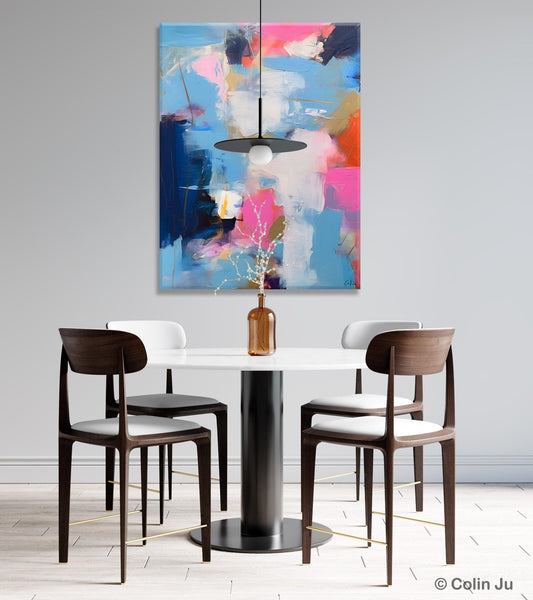 Oversized Modern Abstract Wall Paintings, Original Canvas Art, Contemporary Acrylic Painting on Canvas, Large Wall Art Painting for Bedroom-Silvia Home Craft