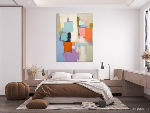 Contemporary Paintings on Canvas, Large Wall Art Painting for Dining Room, Original Abstract Wall Art Painting, Abstract Paintings on Canvas-Silvia Home Craft