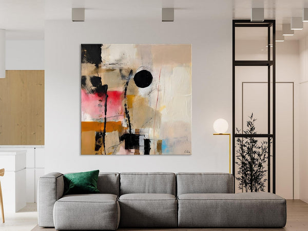 Modern Canvas Art Paintings, Abstract Wall Art for Bedroom, Original Modern Acrylic Artwork, Extra Large Abstract Paintings for Dining Room-Silvia Home Craft