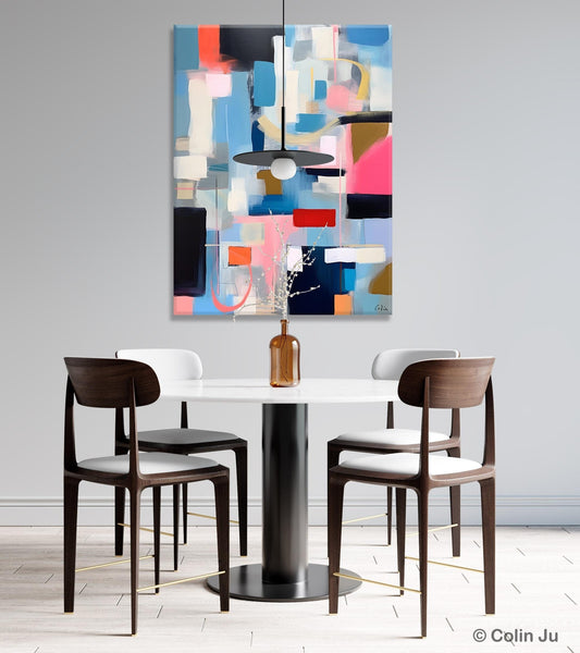 Original Modern Artwork, Contemporary Acrylic Painting on Canvas, Large Wall Art Painting for Bedroom, Oversized Abstract Wall Art Paintings-Silvia Home Craft