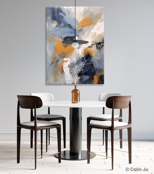 Contemporary Acrylic Paintings on Canvas, Large Wall Art Paintings for Bedroom, Oversized Abstract Wall Art Paintings, Original Abstract Art-Silvia Home Craft