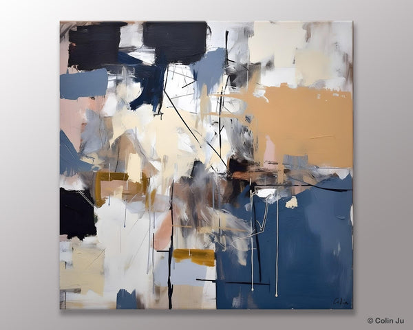 Extra Large Canvas Paintings for Living Room, Original Modern Abstract Artwork, Modern Canvas Art Paintings, Abstract Wall Art for Sale-Silvia Home Craft
