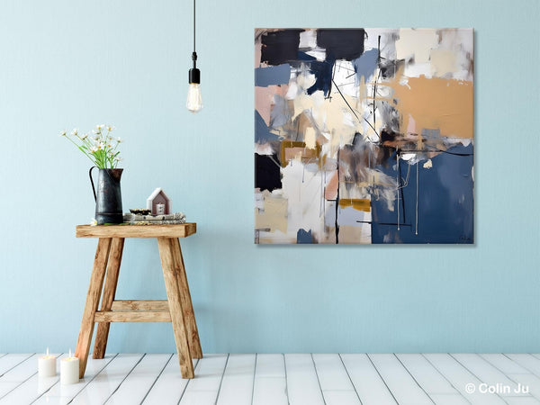Extra Large Canvas Paintings for Living Room, Original Modern Abstract Artwork, Modern Canvas Art Paintings, Abstract Wall Art for Sale-Silvia Home Craft