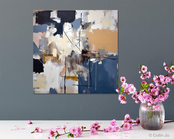 Extra Large Canvas Paintings for Living Room, Original Modern Abstract Artwork, Modern Canvas Art Paintings, Abstract Wall Art for Sale-Silvia Home Craft