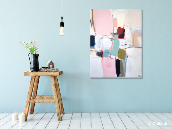 Hand Painted Canvas Art, Modern Paintings, Large Contemporary Wall Art, Extra Large Paintings for Living Room, Original Abstract Painting-Silvia Home Craft