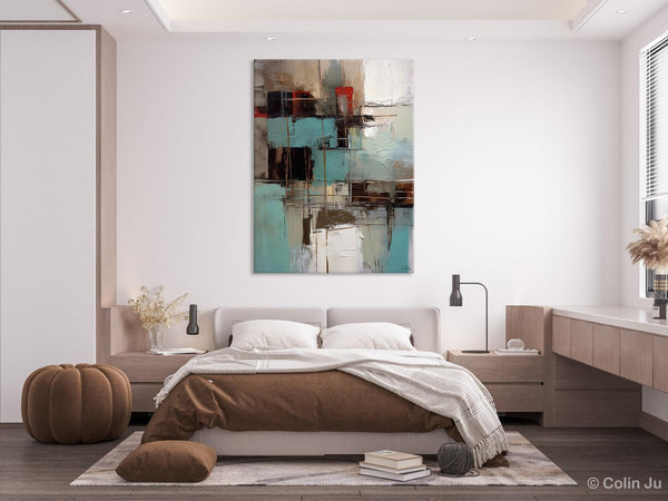 Original Canvas Art, Contemporary Acrylic Painting on Canvas, Large Wall Art Painting for Bedroom, Oversized Modern Abstract Wall Paintings-Silvia Home Craft
