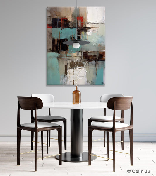 Original Canvas Art, Contemporary Acrylic Painting on Canvas, Large Wall Art Painting for Bedroom, Oversized Modern Abstract Wall Paintings-Silvia Home Craft