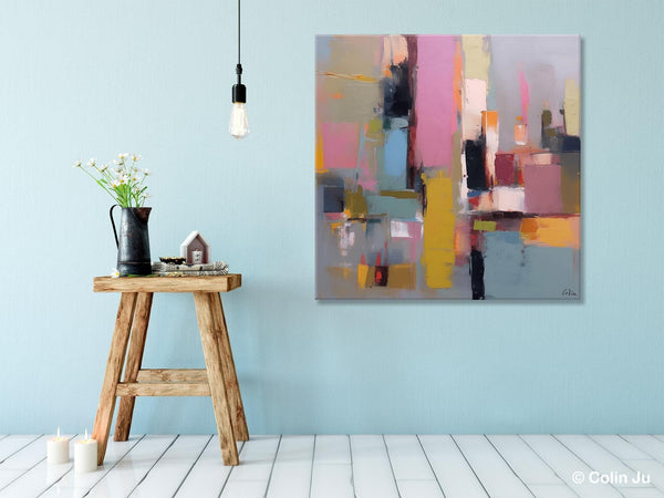 Original Modern Abstract Artwork, Modern Canvas Art Paintings, Extra Large Canvas Paintings for Living Room, Abstract Wall Art for Sale-Silvia Home Craft