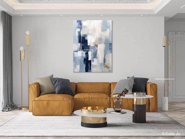 Large Modern Canvas Wall Paintings, Original Abstract Art, Large Wall Art Painting for Dining Room, Hand Painted Acrylic Painting on Canvas-Silvia Home Craft