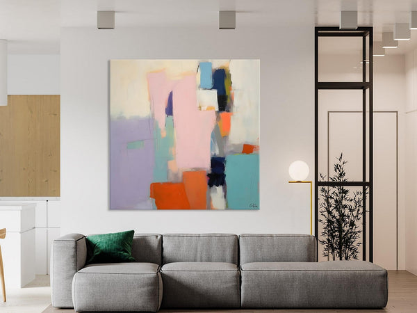 Modern Acrylic Paintings, Original Modern Paintings, Contemporary Canvas Art for Living Room, Extra Large Abstract Paintings on Canvas-Silvia Home Craft