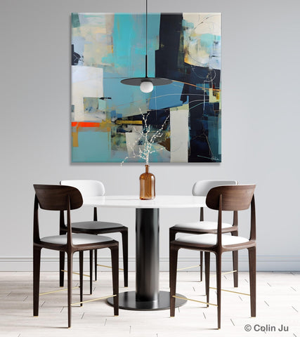 Original Abstract Wall Art, Contemporary Canvas Art, Simple Canvas Paintings, Large Abstract Art for Bedroom, Modern Acrylic Art for Sale-Silvia Home Craft