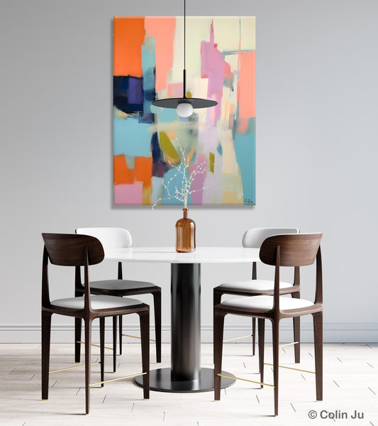 Large Modern Canvas Art for Bedroom, Original Wall Art Paintings, Large Paintings for Sale, Hand Painted Canvas Art, Acrylic Art on Canvas-Silvia Home Craft