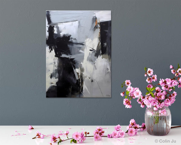 Original Abstract Canvas Art, Large Wall Painting for Bedroom, Hand Painted Canvas Art, Large Modern Paintings, Acrylic Painting on Canvas-Silvia Home Craft