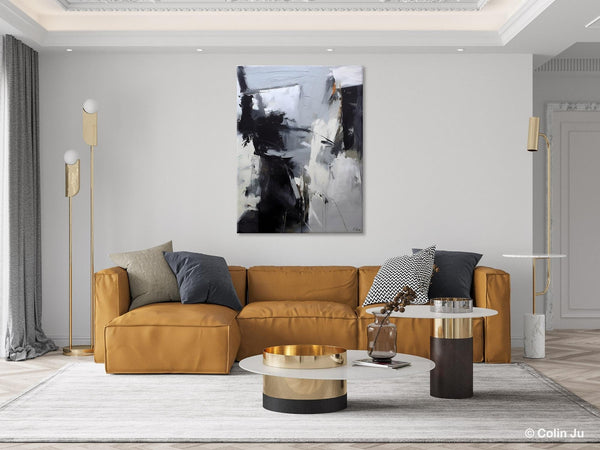Original Abstract Canvas Art, Large Wall Painting for Bedroom, Hand Painted Canvas Art, Large Modern Paintings, Acrylic Painting on Canvas-Silvia Home Craft