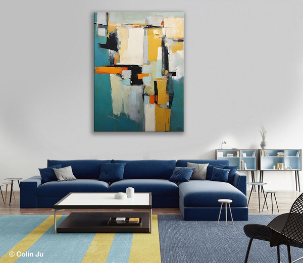Heavy Texture Paintings, Large Original Wall Art Painting for Bedroom, Large Modern Canvas Paintings, Acrylic Paintings on Canvas-Silvia Home Craft