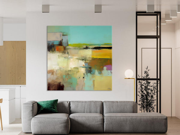 Original Modern Abstract Art for Bedroom, Extra Large Canvas Paintings for Living Room, Abstract Wall Art for Sale, Simple Modern Art-Silvia Home Craft