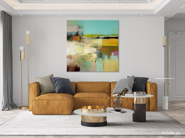 Original Modern Abstract Art for Bedroom, Extra Large Canvas Paintings for Living Room, Abstract Wall Art for Sale, Simple Modern Art-Silvia Home Craft