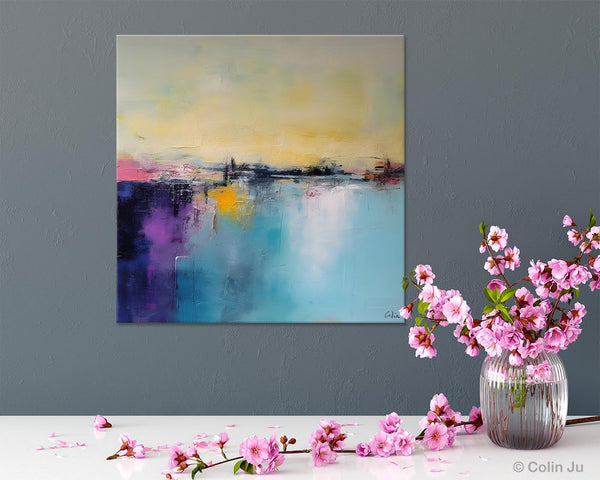 Original Abstract Wall Art, Simple Canvas Art, Large Canvas Paintings for Living Room, Large Abstract Artwork, Modern Acrylic Art for Sale-Silvia Home Craft