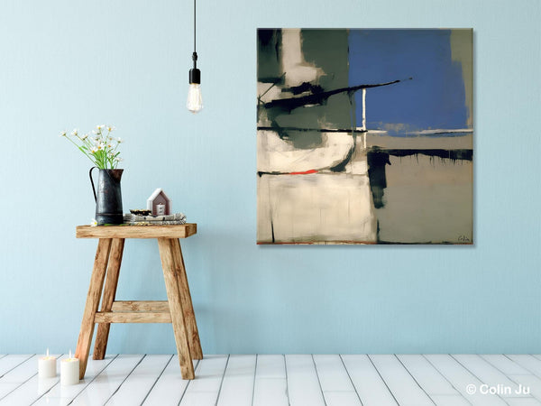 Original Abstract Art for Living Room, Contemporary Wall Art on Canvas, Extra Large Abstract Art for Bedroom, Modern Acrylic Art for Sale-Silvia Home Craft