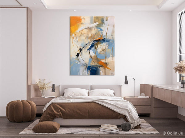 Modern Acrylic Paintings, Large Paintings for Living Room, Contemporary Wall Art Paintings, Hand Painted Canvas Art, Original Abstract Art-Silvia Home Craft