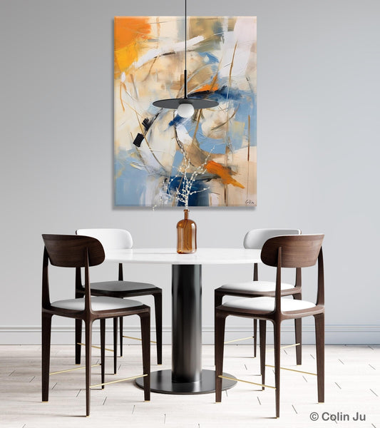 Modern Acrylic Paintings, Large Paintings for Living Room, Contemporary Wall Art Paintings, Hand Painted Canvas Art, Original Abstract Art-Silvia Home Craft