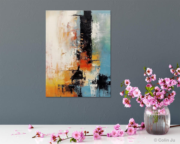 Contemporary Wall Art Paintings, Hand Painted Canvas Art, Original Abstract Art, Modern Acrylic Paintings, Large Paintings for Living Room-Silvia Home Craft