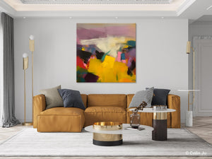 Original Canvas Wall Art, Contemporary Acrylic Paintings, Hand Painted Canvas Art, Modern Abstract Artwork, Large Abstract Painting for Sale-Silvia Home Craft