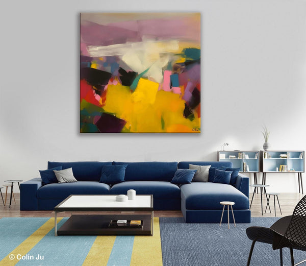 Original Canvas Wall Art, Contemporary Acrylic Paintings, Hand Painted Canvas Art, Modern Abstract Artwork, Large Abstract Painting for Sale-Silvia Home Craft