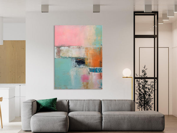 Canvas Paintings for Dining Room, Oversized Modern Wall Art, Acrylic Painting on Canvas, Contemporary Paintings, Original Abstract Paintings-Silvia Home Craft